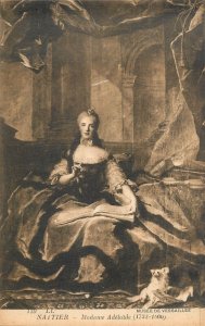 Fine art postcard painting Nattier Madame Adelaide Versailles