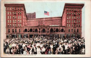 USA St Charles Hotel New Orleans Louisiana Vintage Postcard C032