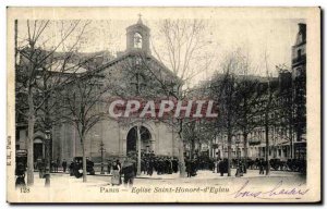 Old Postcard Church Paris Saint Honore of Eylau