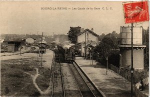 CPA BOURG-la-REINE Les Quais de la Gare. (509679)