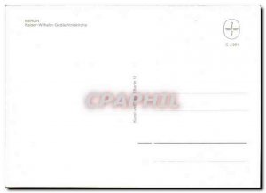 Postcard Modern Berlin Kaiser Wilhelm Gedachtniskirche