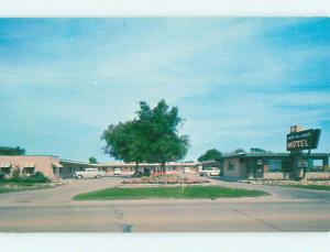 Unused Pre-1980 OLD CARS & MIR-A-MAR MOTEL Des Moines Iowa IA u1673@