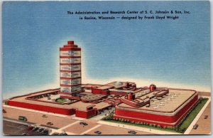 Administration & Research Center Of S.C. Johnson & Son Racine Wisconsin Postcard