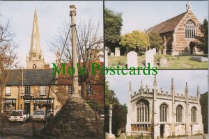 Northamptonshire Postcard - Higham Ferrers Market Place, Bede House  RR19911