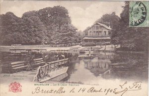 Belgium Brussells Lac & Chalet Robinson 1905