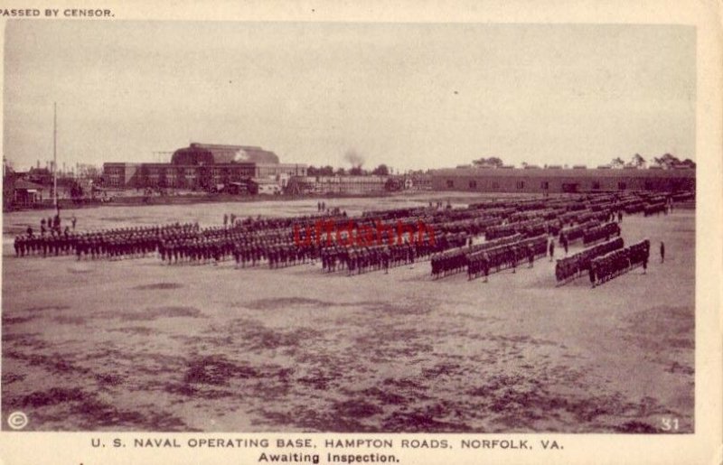 U.S. NAVAL OPERATING, HAMPTON ROADS, NORFOLK, VA Awaiting Inspection