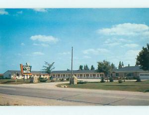 Unused Pre-1980 COUNTY LINE MOTEL Darien Wisconsin WI s5274@