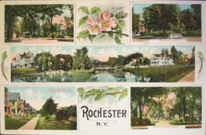 Rochester NY Multi-view c1910 Postcard
