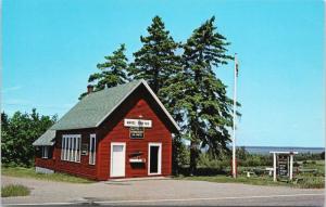 Little Red Schoolhouse Whites Cove NB New Brunswick Unused Vintage Postcard D74