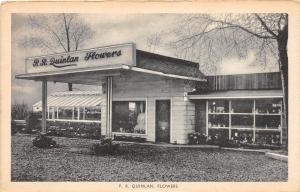 B45/ Syracuse New York NY Postcard c1920 P.R. Quinlan Flower Store Shop