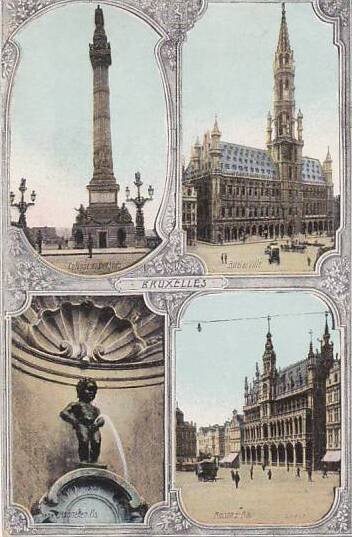 Belgium Brussels Multi View 1907