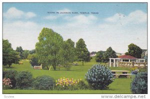 Jackson Park, TEMPLE, Texas, 30-40's