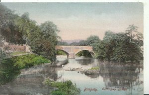 Yorkshire Postcard - Bingley - Cottingley Bridge - Ref 10860A