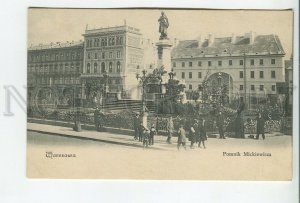 460566 Poland Warsaw monument to Mickiewicz Vintage postcard