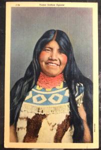 Mint USA PPC Picture Postcard Native American Yuma Indian Squaw