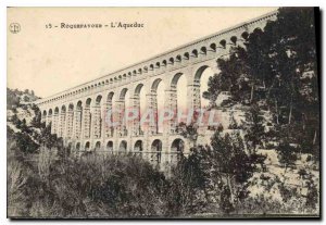 Old Postcard Roquefavour Aqueduct