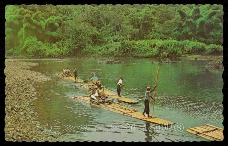 Rafting on the Rio Grande - Port Antonio, Jamaica, W. I.