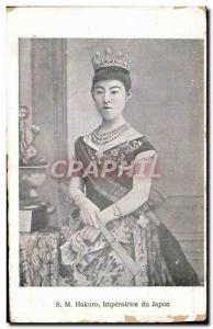  Vintage Postcard SM Hakuro Imperatrice of Nipponese Japan