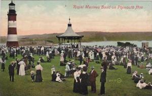 England Plymouth Royal Marines Band Lighthouse