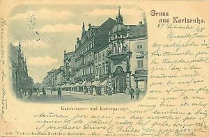 11753 - postcards POSTCARD - Germany GERMANY - greeting from KARLSRUHE  -