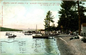 Canada - Quebec, Lake St. Joseph, Regatta