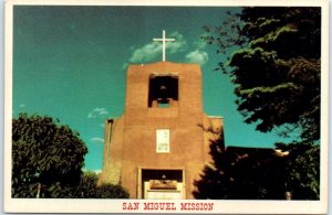 Postcard - San Miguel Mission - Santa Fe, New Mexico