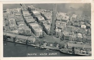 RPPC Recife, Brazil - Aerial View of Waterfront Area