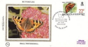 Tortoiseshell Butterfly Benham Stamp First Day Cover
