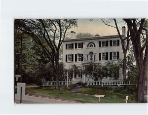 Postcard Nickels-Sortwell House, Wiscasset, Maine