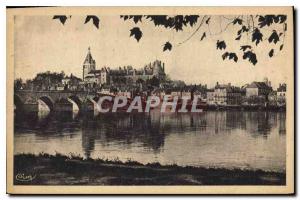 Old Postcard Gien Loiret General view