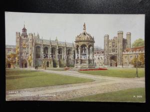 Cambridge: Great Court, Trinity College c1948 by Valentine's A.905 Brian Gerald