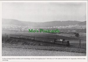 German Railway Postcard-Deutscher Zug,Lokomotive,Eisenbahn (Modern repro)RR19815