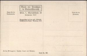 R�bezahl German Mountain Giant Guard - FANTASY Piannera c1910 Postcard 