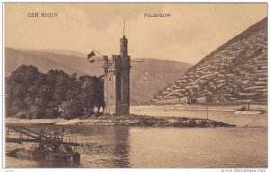 Mauseturm, DER RHEIN (Rhineland-Palatinate), Germany, 1900-1910s