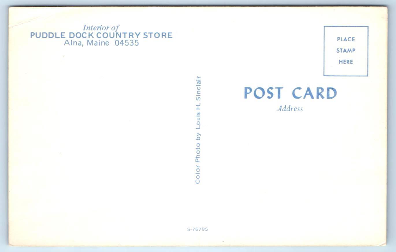 ALNA, Maine ME Roadside PUDDLE DOCK COUNTRY STORE Lincoln County 1960s