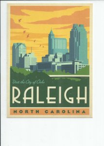 Nostalgic Style, Visit Raleigh, Raleigh,  North Carolina Postcard