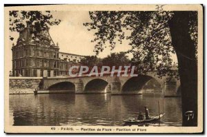 Old Postcard Paris Pavillon De Flore