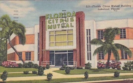 Florida Lakeland Florida Citrus Mutual Building 1955