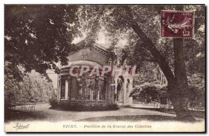 Old Postcard Vichy Pavilion Source of Celestins