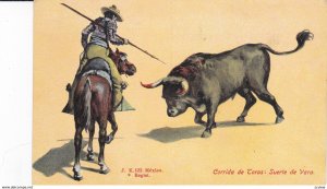 Bull Fight , Mexico , 1900-10s ; Corrida de Toros: Suerto de Vara