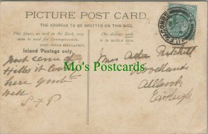 Genealogy Postcard - Pritchett? - Woodlands, Allbrook, Eastleigh RF8494