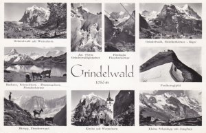 Switzerland Grindelwald Multi View 1961 Real Photo