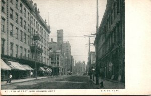 Iowa Des Moines Fourth Street