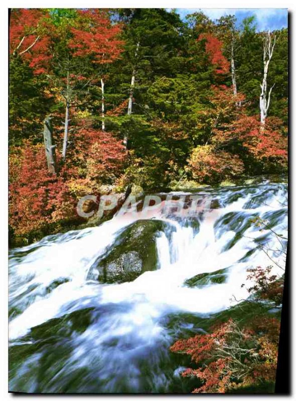 Postcard Modern Ryuzu fall of Oku Nikko