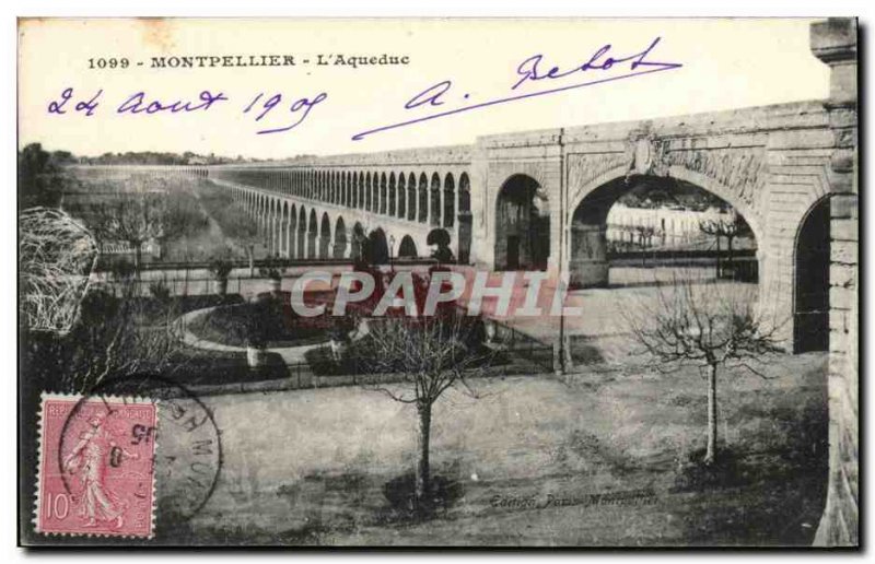 Montpellier - L & # 39Aqueduct - Old Postcard