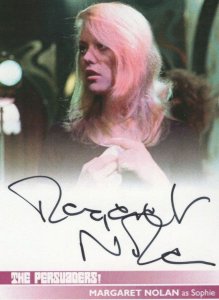 Margaret Nolan in The Persuaders Limited Hand Signed Card