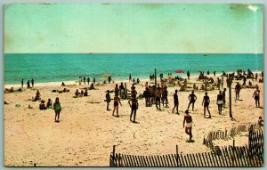 Fire Island Beach View Long Island New York NY Chrome Postcard I13 