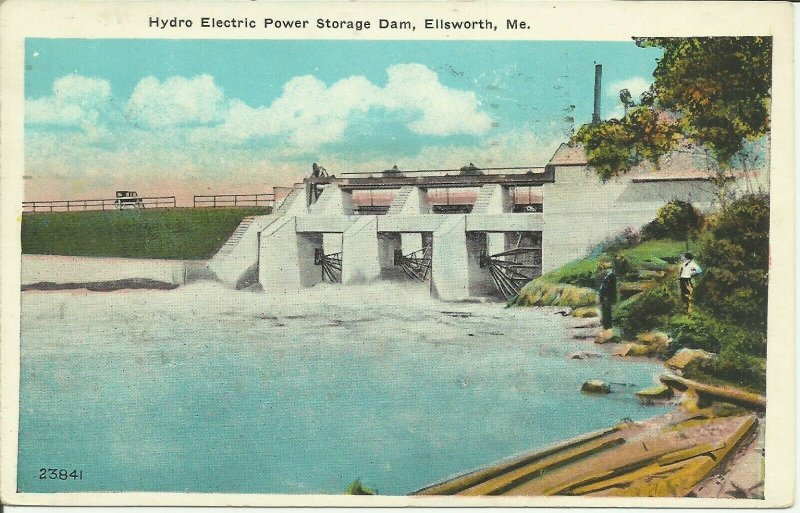 Ellsworth, Me., Hydro Electric Power Storage Dam