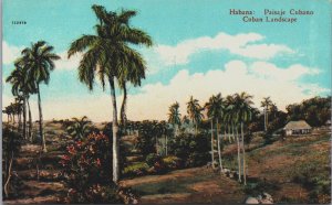 Cuba Habana, Havana Cuban Landscape Vintage Postcard C177