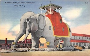 Elephant Hotel, An Old Landmark in Margate, New Jersey